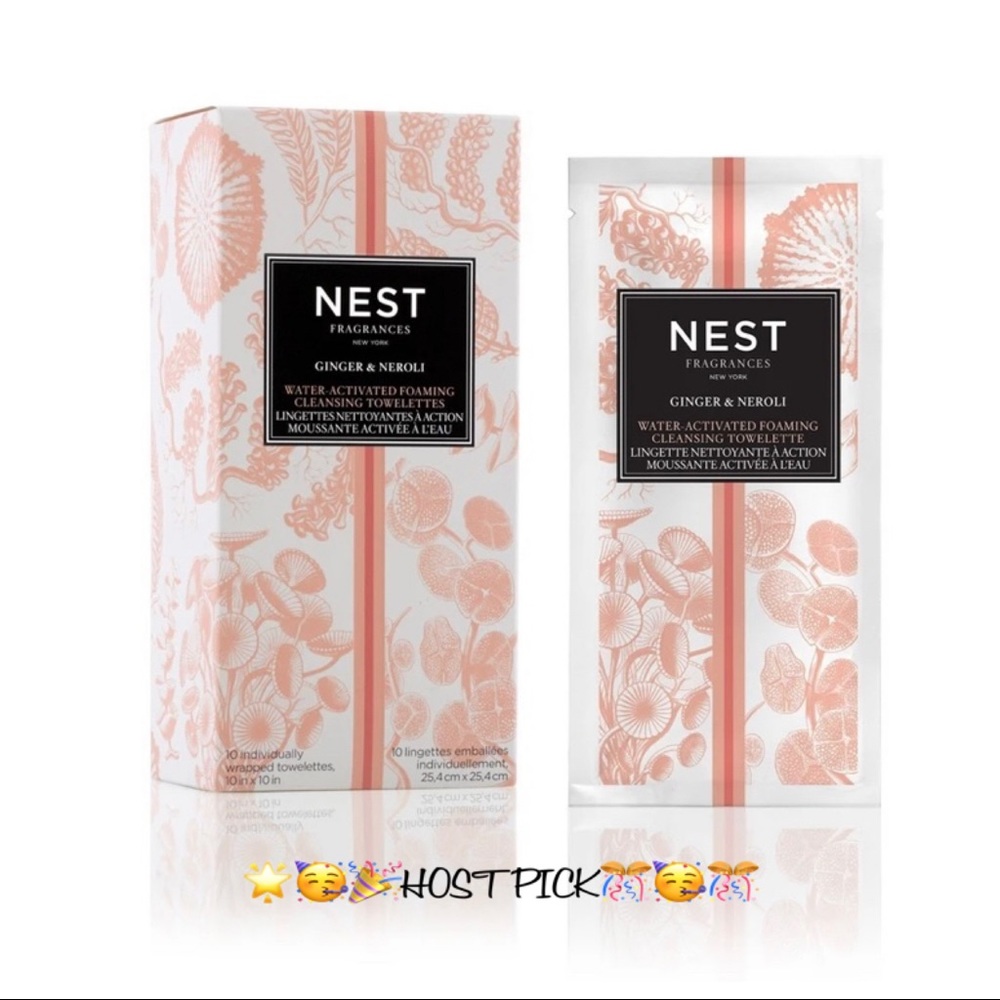 🎉HP NIB Ginger Neroli & Vit E Foam Cleanse Towels - Picture 2 of 16